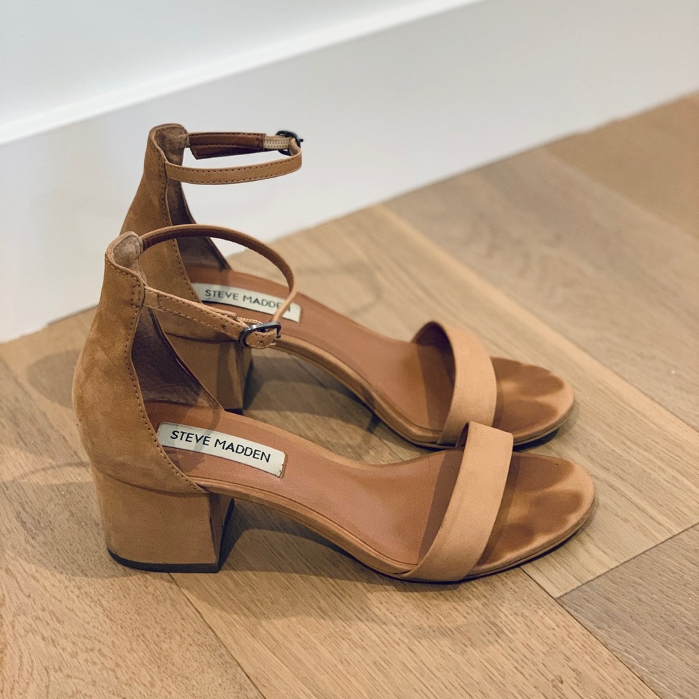 Steve Madden Irenee Nude Strap Sandals